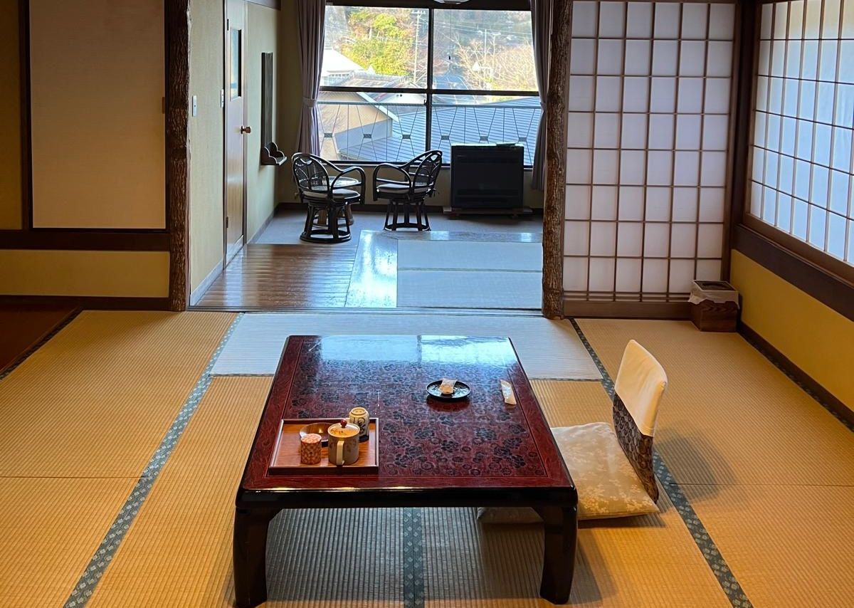 Chambre d'un ryokan à Izu.