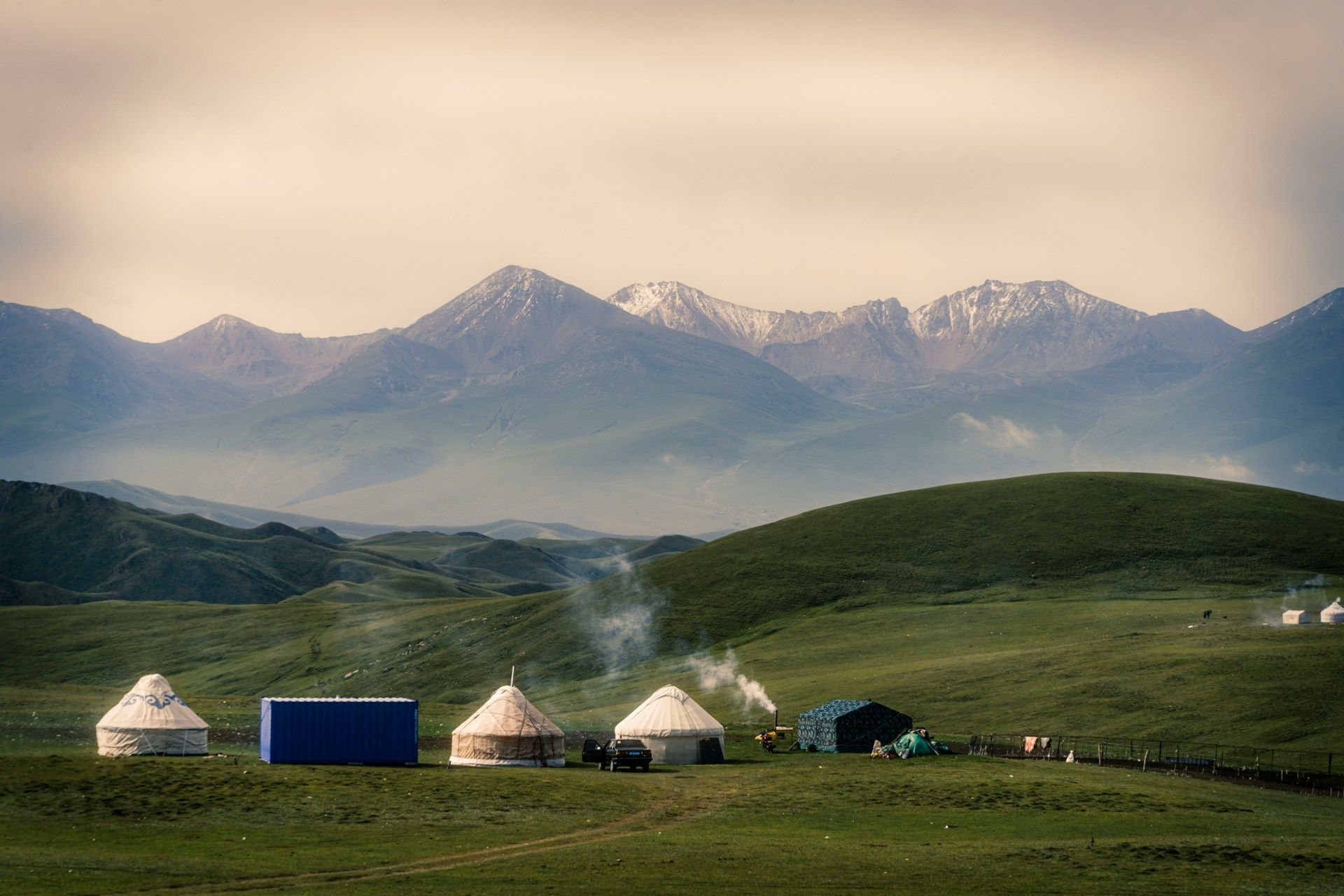 Sur la route du Tian Shan