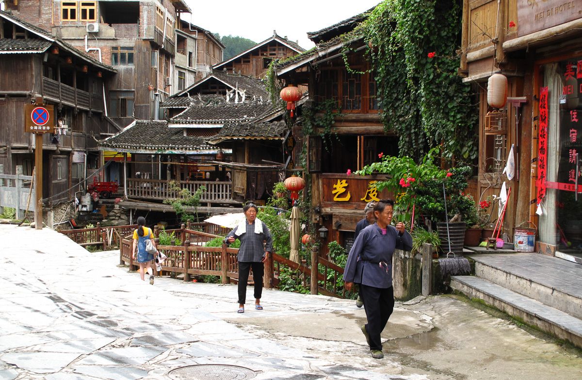 Voyage en Chine - Les gens de Zhaoxing Dong