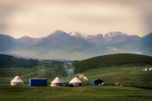 Sur la route du Tian Shan