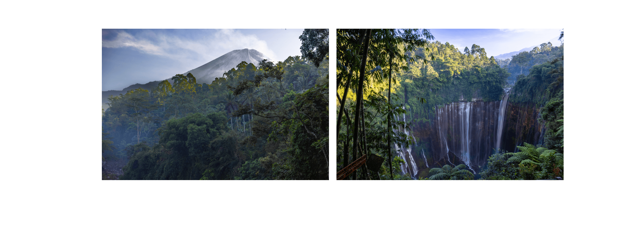 Voyage en Indonésie - Viewpoint de Tumpak Sewu accessible depuis le parking offrant aperçu impressionnant