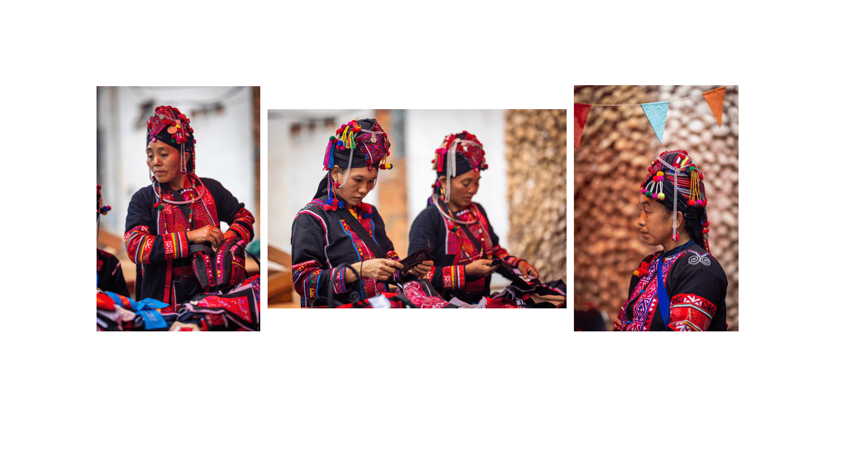 Voyage au Laos - Les tenues traditionnelles complètes de l'ethnie Oma sont désormais réservées occasions majeures 
