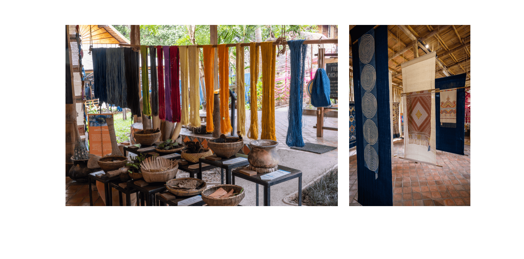 Voyage au Laos - Ock Pop Tok Living Crafts Centre à Luang Prabang revitalisant le tissage lao