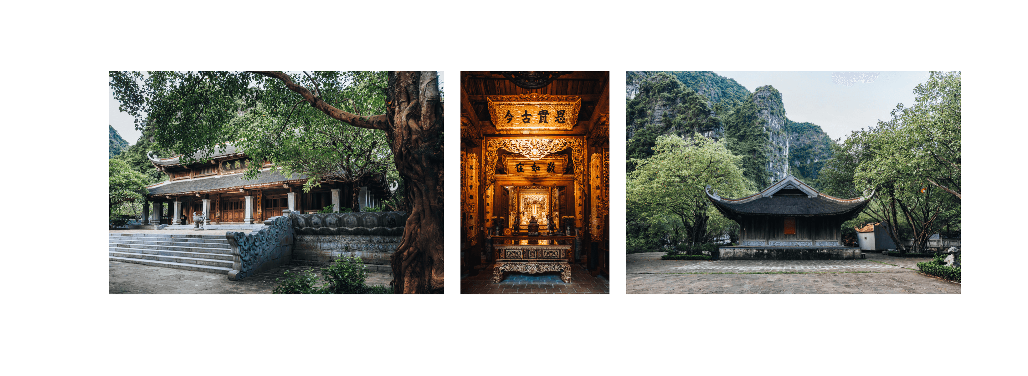 Voyage au Vietnam - pause de 10-20 minutes aux temples pour exploration et compréhension historique